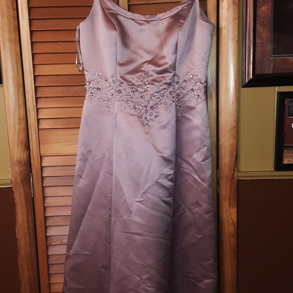 Lavender Les Soirees Bridesmaid Gown Sz 12
